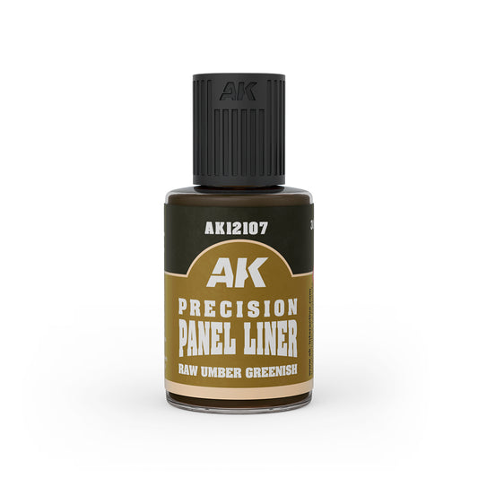 Ak Precision Panel Liner Panelador De Precisión 30ml AK12107 Raw Umber Greenish