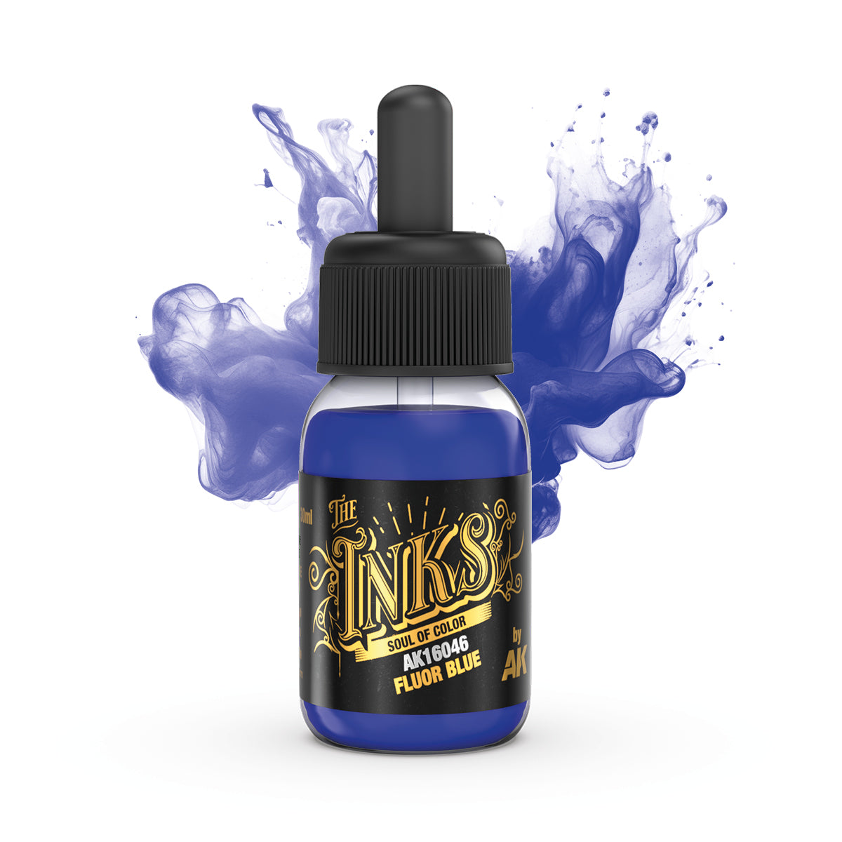 Ak Inks Tinta Acrilica 30ml AK16046 Ink Fluor Blue