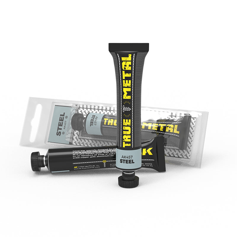 Ak True Metal Pintura Metalica 20ml AK457 Steel