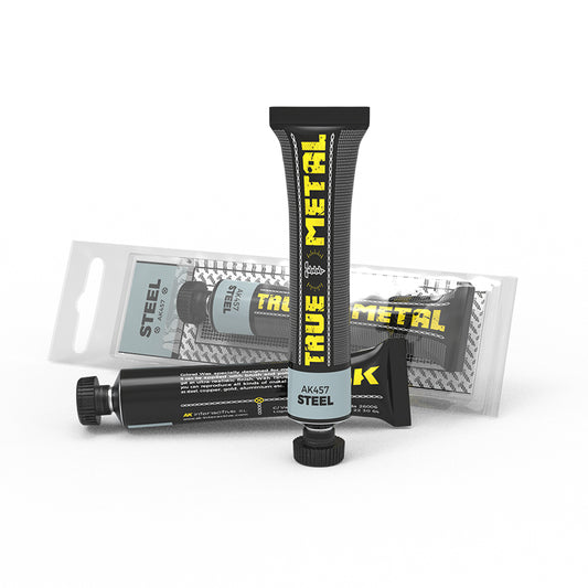 Ak True Metal Pintura Metalica 20ml AK457 Steel