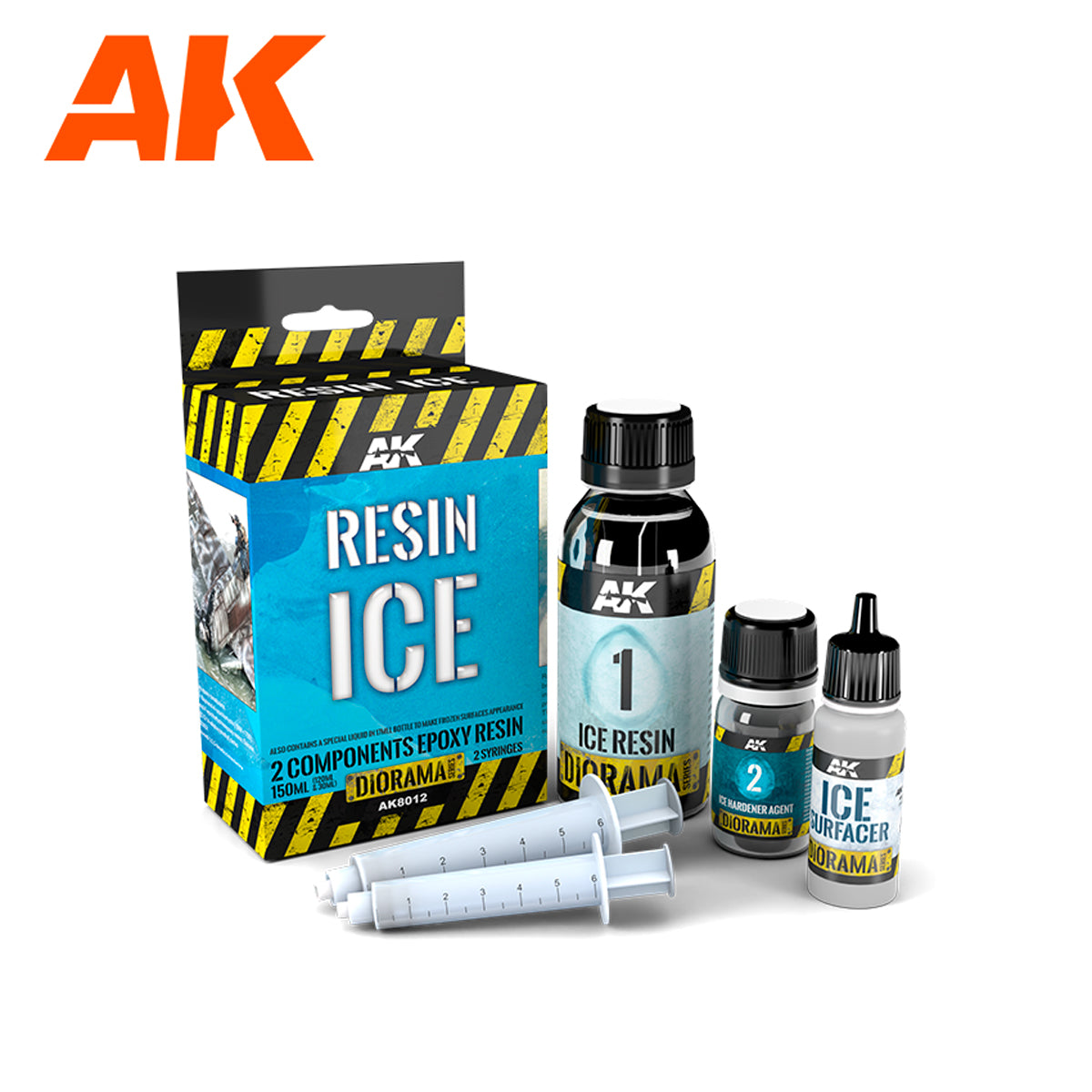 Ak Resin Ice Resina Epoxy Hielo 2componentes 150ml