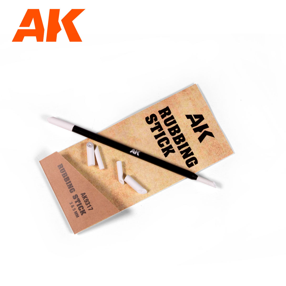 Ak Rubbing Stick 3-5mm Ak9317
