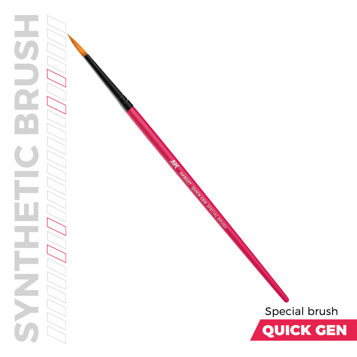 Ak Brush Quick Gen Special Brush Akb027 Pincel Especial
