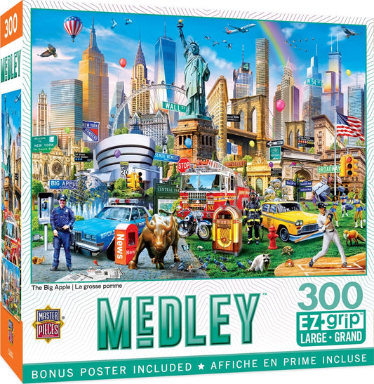 Master Pieces Rompecabezas The Big Apple 300 Pza Grandes