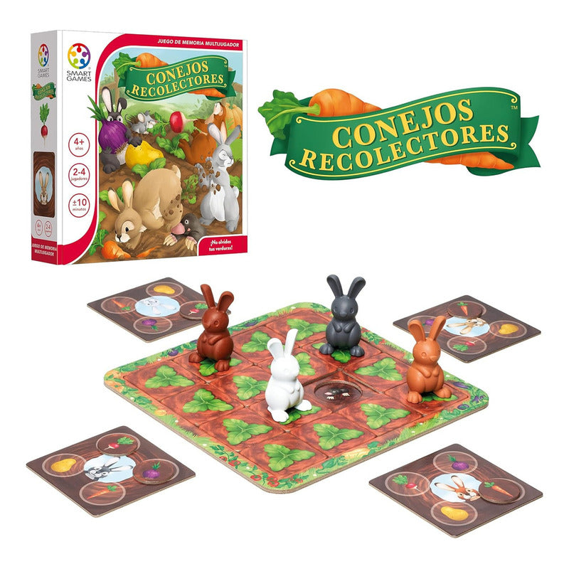 Conejos Recolectores Juego De Mesa - En Español