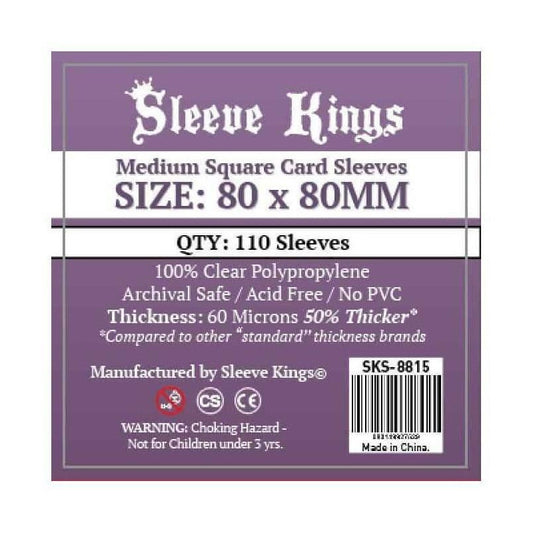 Sleeve Kings 80x80mm Pack 110 Micas