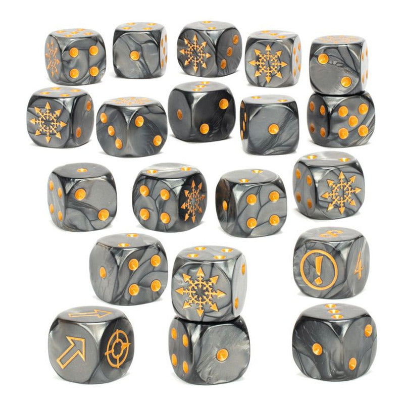 Gw Warhammer The Old World Warriors Of Chaos Dice Set Dados