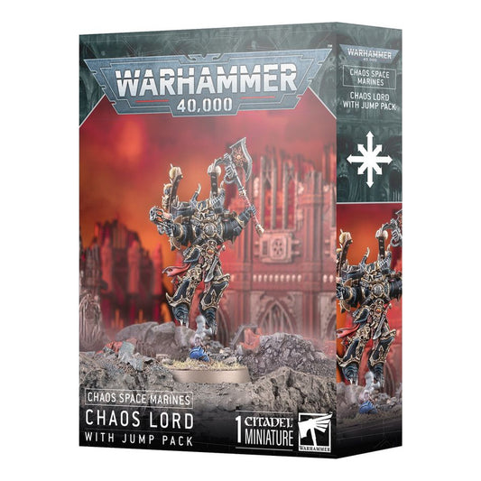 Warhammer40k Chaos Space Marines Chaos Lord With Jump Pack