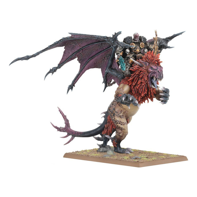 Warhammer The Old World Warriors Of Chaos Lord On Manticore