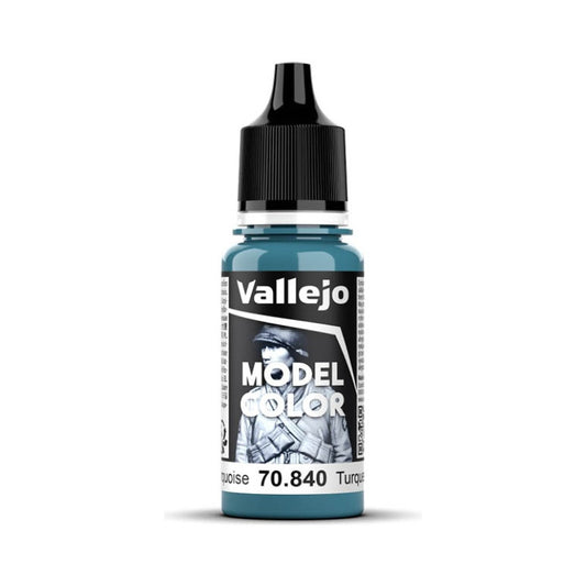 Vallejo Model Color 2024 18ml Pintura Acrílica 70 Turquesa Claro 70.840