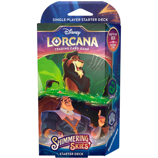 Disney Lorcana Shimmering Skies Scar & Kronk Deck