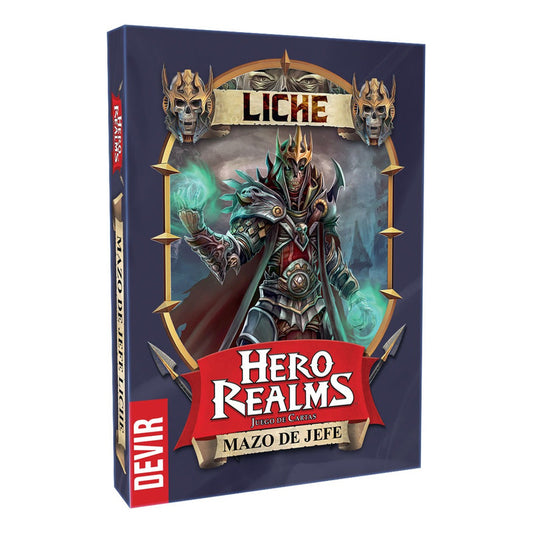 Hero Realms Mazo De Jefe Liche - En Español