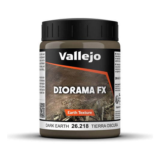 Vallejo Texture Acrylic Tierra Oscura 26.218 200ml