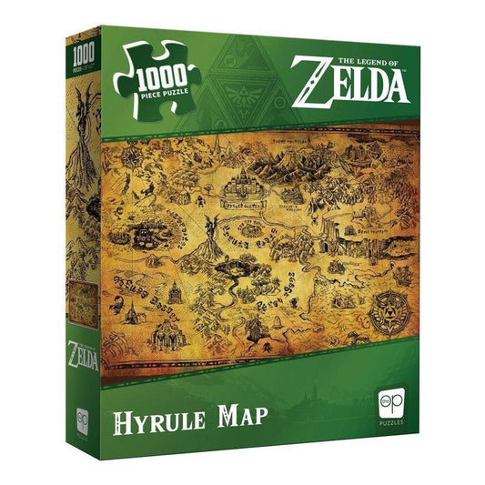 Usapoly Rompecabezas Legend Of Zelda Mapa Hyrule 1000 Pza