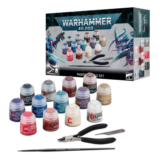 Citadel Warhammer 40k Paints And Tools Set