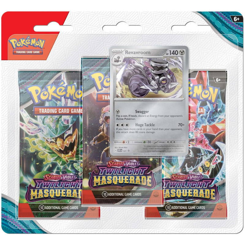 Pokemon Tcg Twilight Masquerade Three Blister Revavroom