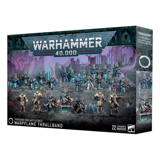 Gw Warhammer40k Thousand Sons Battleforce Warflame Thrallban