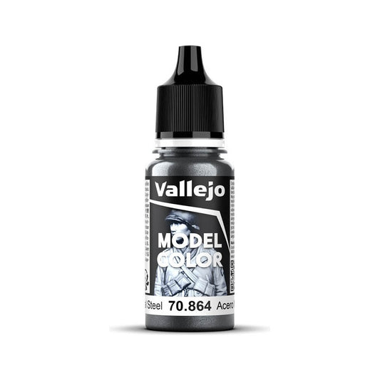 Vallejo Model Color 2024 18ml Pintura Acrílica 197 70.864 Acero Natural