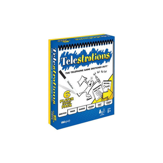 The Op Games Telestrations 6 Players Family Pack