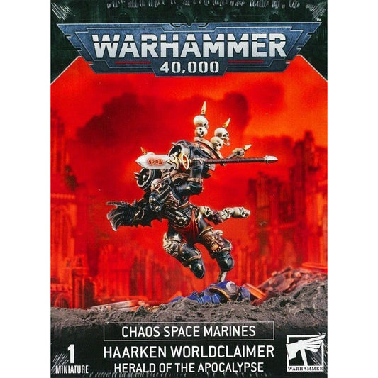 Gw Wh40k Chaos Space Marines Haarken Worldclaimer Herald