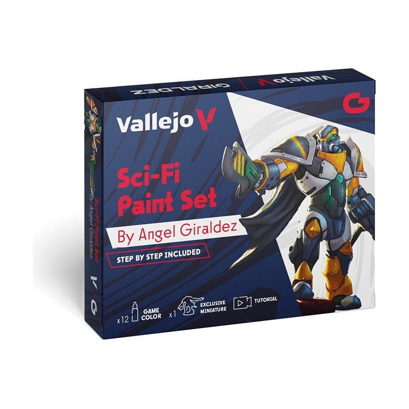 Vallejo Sci-fi Paint Set 12x17ml 72.313