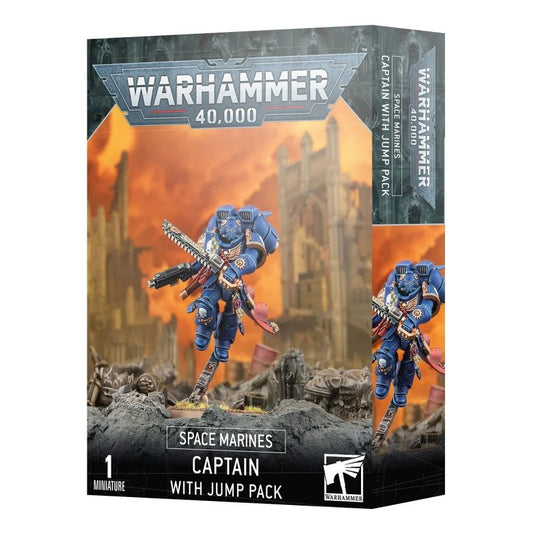 Gw Warhammer 40k Space Marines Captain With Jump Pack