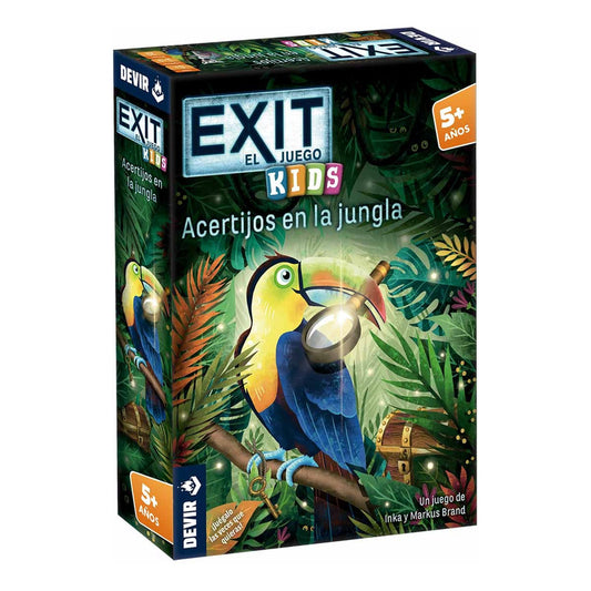 Devir Exit Kids Acertijos En La Jungla - En Español