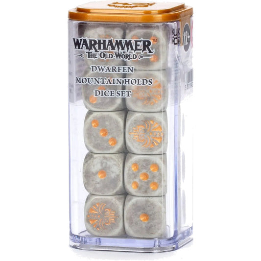 Warhammer The Old World Dwarfen Mountain Holds Dice Set Dado