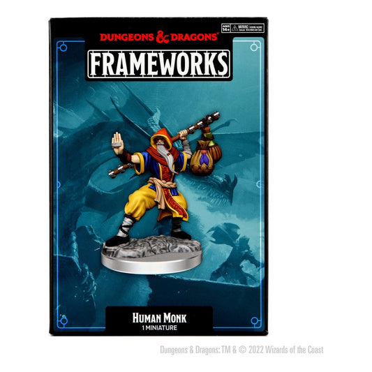 Dungeons & Dragons Frameworks Male Human Monk Miniature