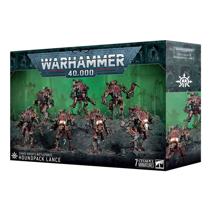 Gw Warhammer40k Chaos Knights Battleforce Houndpack Lance
