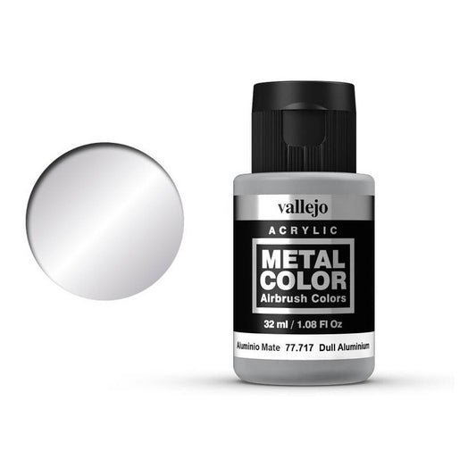 Vallejo Metal Color 32ml Pintura Para Aerografo Aluminio Mate 77.717