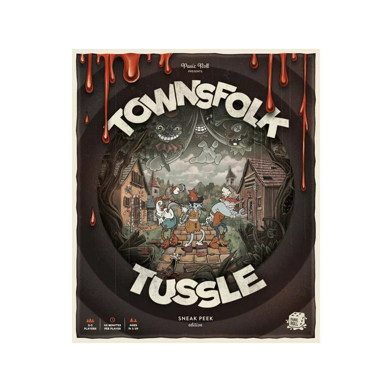 Townsfolk Tussle 2nd Edition Board Game + 2 Expansiones