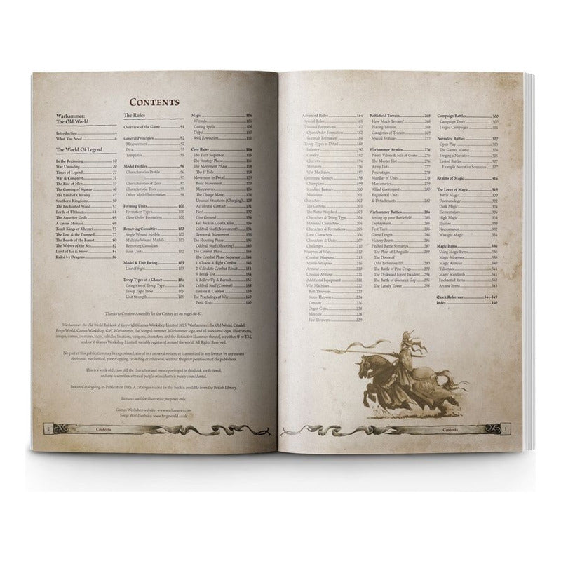 Games Workshop Warhammer The Old World Rulebook