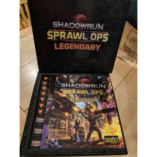 Shadowrun Sprawl Ops Legendary Box Set Kickstarter Juego De