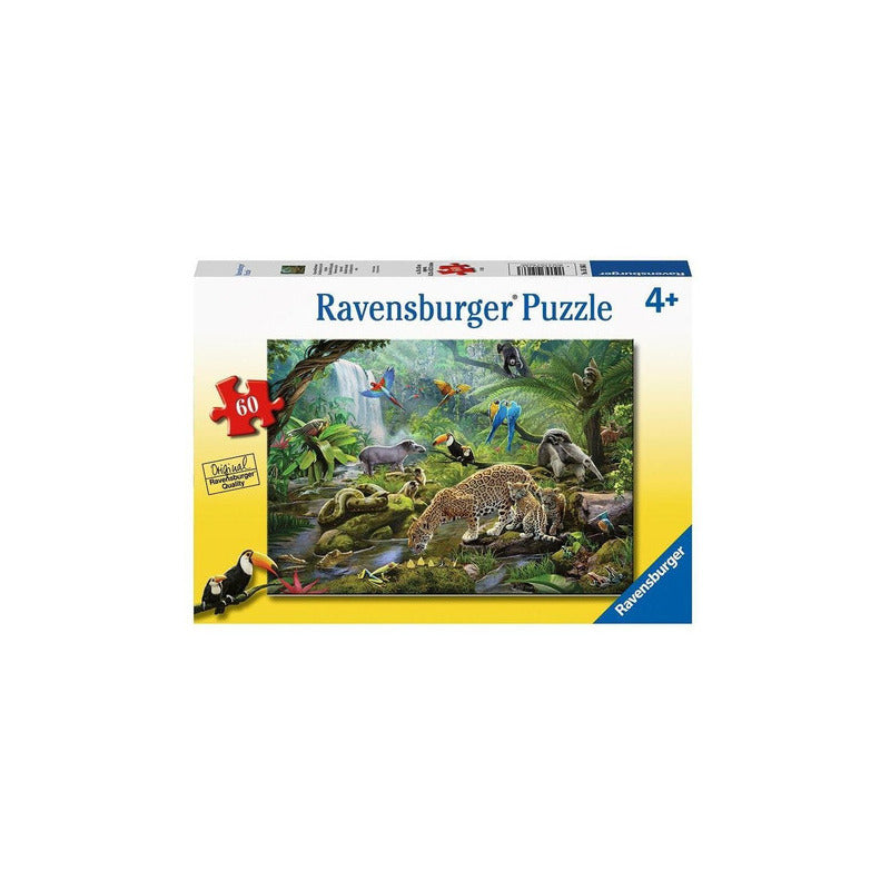 Ravensburger Rompecabezas Animales De La Selva 60 Pza