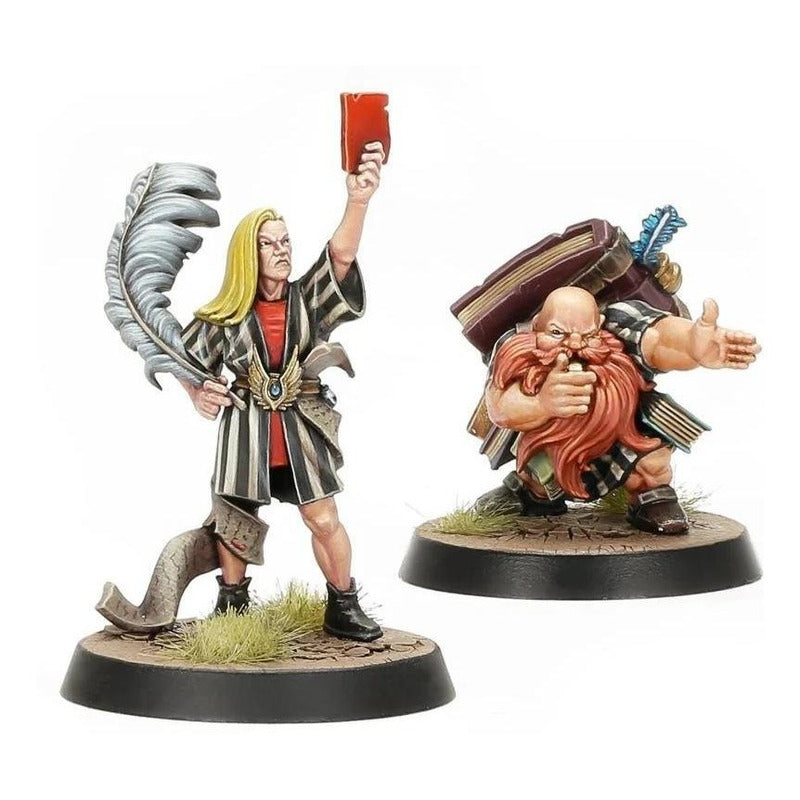 Games Workshop Blood Bowl Elf And Dwarf Biased Referees