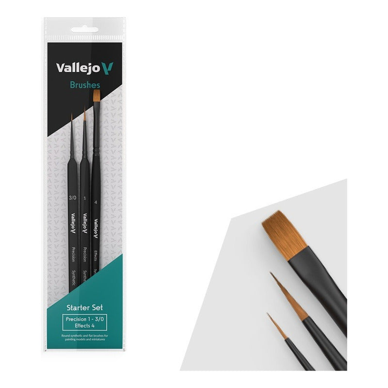 Vallejo Brushes Starter Set B03990 Pinceles