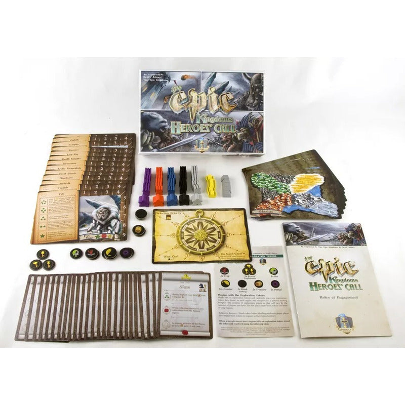 Tiny Epic Kingdoms Heroes Call Expansion Juego De Mesa