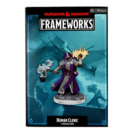 Dungeons & Dragons Frameworks Male Human Cleric Miniature