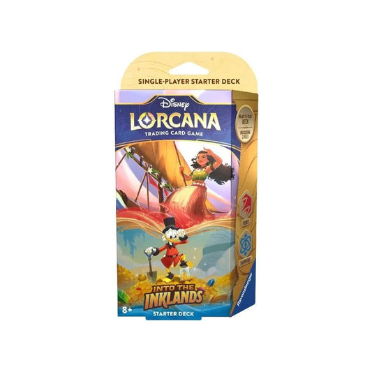 Disney Lorcana Into The Inklands Moana & Mc.pato Deck