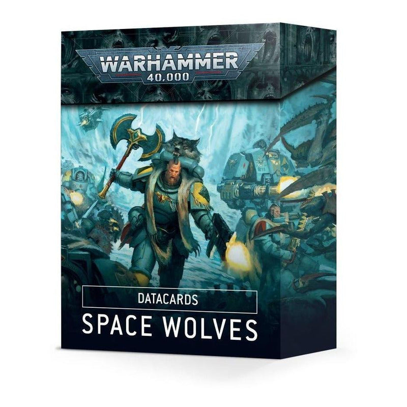 Gw Warhammer 40k Data Cards Space Wolves En Inglés