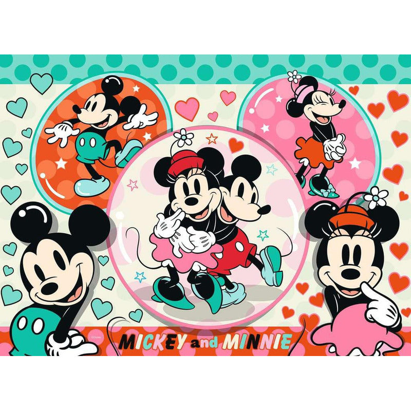 Ravensburger Rompecabezas Disney Mickey & Minnie 150 Pza