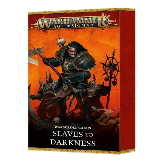 Gw Warhammer Aos Warscroll Cards Slaves To Darkness