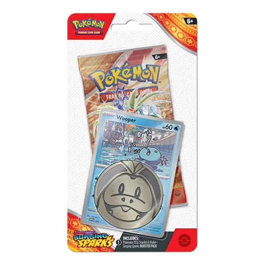 Pokemon Tcg Surging Sparks Checklane Blister Wooper