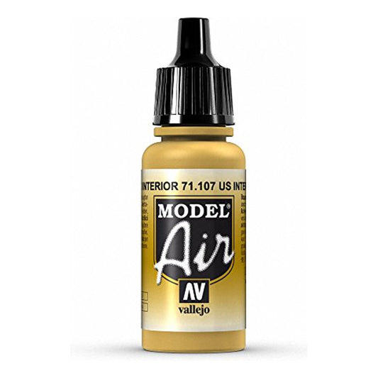 Vallejo Model Air 17ml US Amarillo Interior 71.107