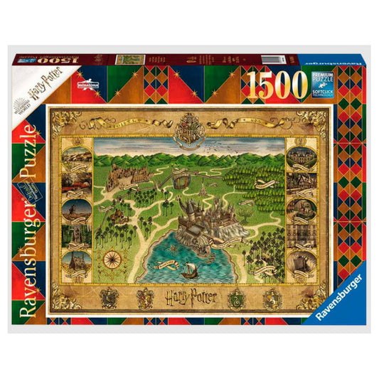 Ravensburger Rompecabezas Harry Potter Mapa Hogwarts 1500pz