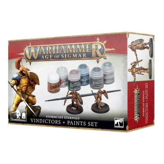 Games Workshop Warhammer Aos Vindictors + Paint Set