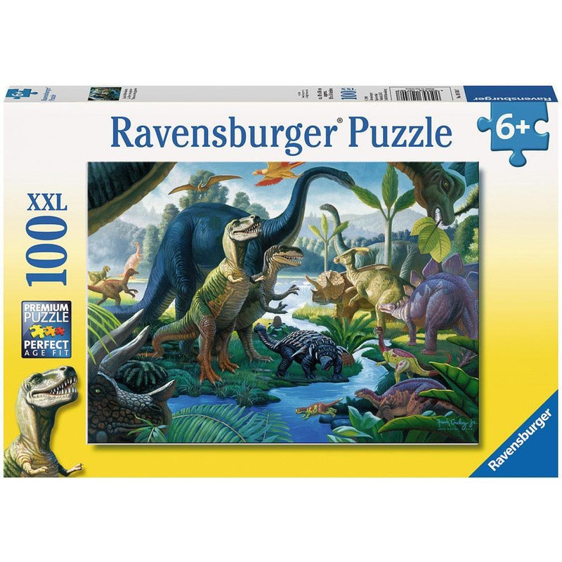 Ravensburger Rompecabezas Tierra De Los Dinosaurios 100 Piez