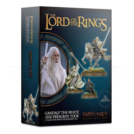 Gw Middle Earth Sbg Lotr Gandalf The White & Peregrin Took