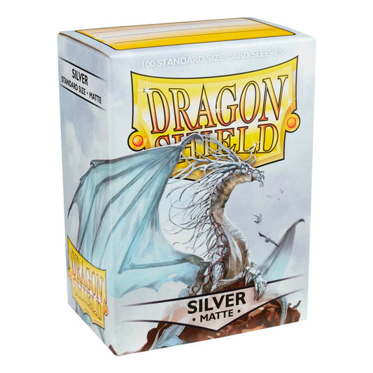 Dragon Shield Micas Standar 100 Silver Matte